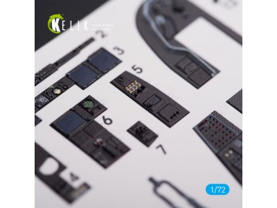 V-22 Osprey interior 3D decals for Hasegawa kit 