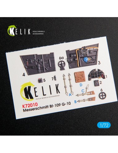 BF109-10G interior 3D decals for Fine Molds kit 