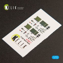 F-16D Fighting Falcon interior 3D decals for Kinetic kit  2