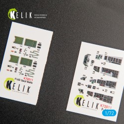 F-16D Fighting Falcon interior 3D decals for Kinetic kit 