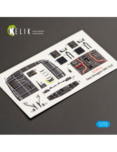 MH-53E Sea Dragon interior 3D decals for Italeri kit 