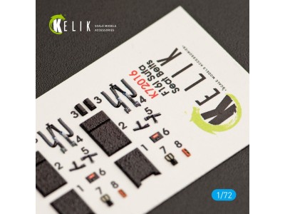 F-16I Sufa interior 3D decals for Kinetic kit 
