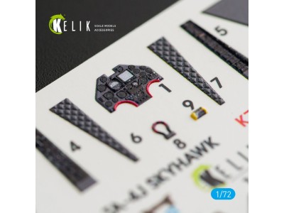 TA-4J Skyhawk interior 3D decals for Fujimi/Hobby 2000 kit 