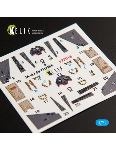 TA-4J Skyhawk interior 3D decals for Fujimi/Hobby 2000 kit 