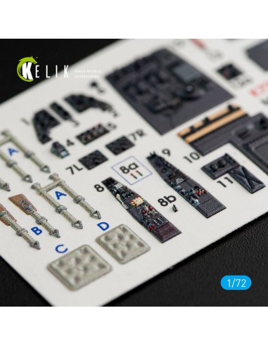 Me-410 A-1/B-1 interior 3D decals for Fine Molds kit 