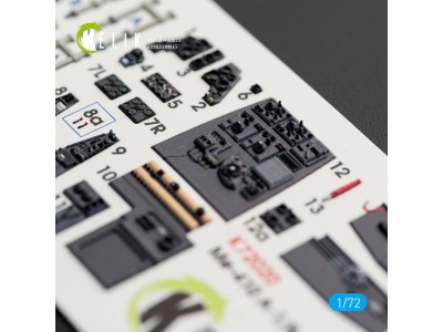 Me-410 A-1/B-1 interior 3D decals for Fine Molds kit 