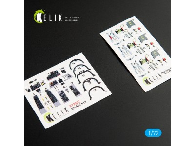 RF-4EJ Phantom II interior 3D decals for Fine Molds kit 