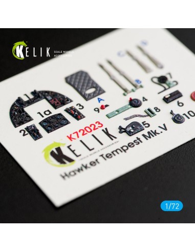 Hawker Tempest Mk.V interior 3D decals for Airfix kit 