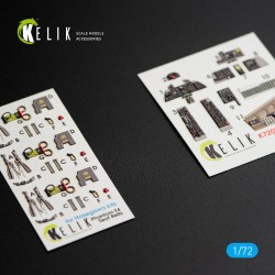 F-4(B,N) Phantom II interior 3D decals for Hasegawa kit 