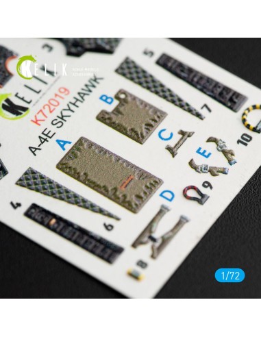 A-4E Skyhawk interior 3D decals for Fujimi/Hobby 2000 kit 