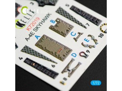 A-4E Skyhawk interior 3D decals for Fujimi/Hobby 2000 kit 
