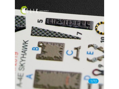 A-4E Skyhawk interior 3D decals for Fujimi/Hobby 2000 kit 