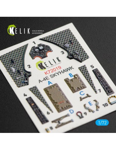 A-4E Skyhawk interior 3D decals for Fujimi/Hobby 2000 kit 