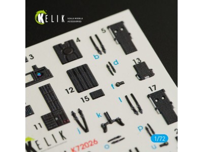 UH-1Y Venom interior 3D decals for Dream Model kit 