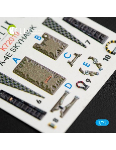 A-4(B,P) Skyhawk interior 3D decals for Airfix kit 