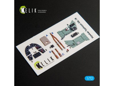 Hawker Typhoon Mk.IB interior 3D decals for Airfix kit 