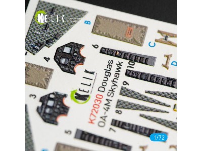 OA-4M Skyhawk interior 3D decals for Fujimi/Hobby 2000 kit 