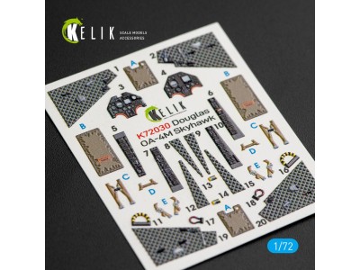 OA-4M Skyhawk interior 3D decals for Fujimi/Hobby 2000 kit 