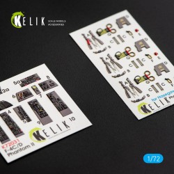 F-4(C,D) Phantom II interior 3D decals for Hasegawa kit 