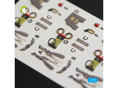 F-4(C,D) Phantom II interior 3D decals for Hasegawa kit 