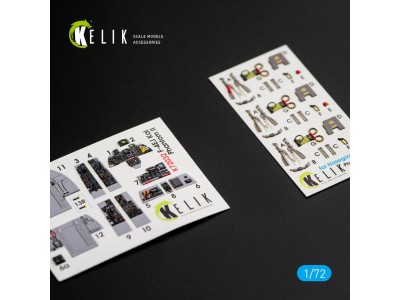 F-4EJ Kai Phantom II interior 3D decals for Hasegawa kit 