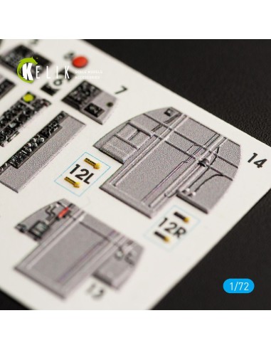 RF-4E Phantom II interior 3D decals for Hasegawa kit 