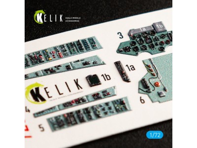 SU-27 interior 3D decals for Trumpeter kit 