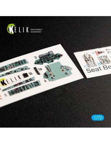 SU-27 interior 3D decals for Trumpeter kit 