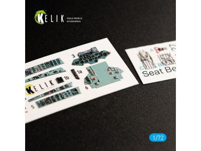 SU-27 interior 3D decals for Trumpeter kit 