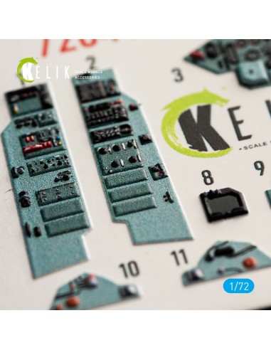 SU-27UB interior 3D decals for Trumpeter kit 