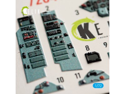 SU-27UB interior 3D decals for Trumpeter kit 
