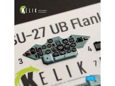 SU-27UB interior 3D decals for Trumpeter kit 