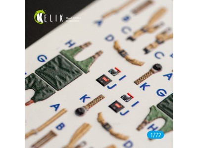 Blackburn Buccaneer S.2C interior 3D decals for Airfix kit 