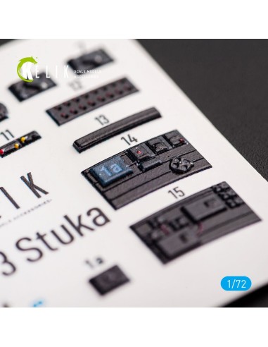 Junkers Ju 87D-3 Stuka - Interior 3D Decal for Special Hobby kit 
