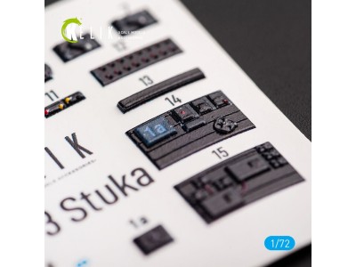 Junkers Ju 87D-3 Stuka - Interior 3D Decal for Special Hobby kit 