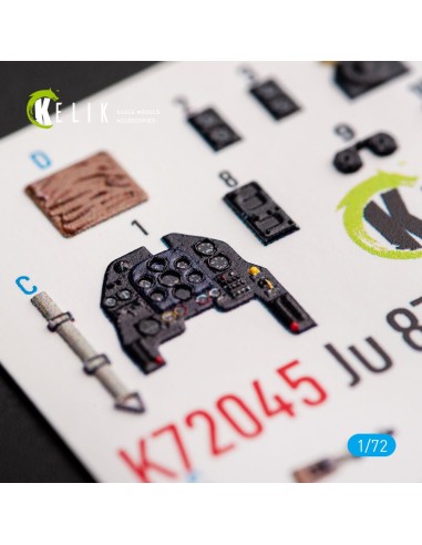 Junkers Ju 87D-3 Stuka - Interior 3D Decal for Special Hobby kit 