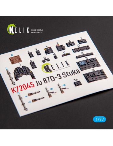 Junkers Ju 87D-3 Stuka - Interior 3D Decal for Special Hobby kit 