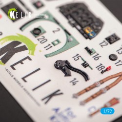 Spitfire F.Mk.22 - interior 3D decals for Airfix kit  2