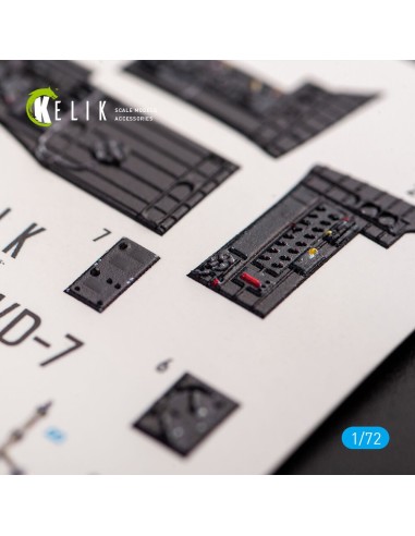 Junkers Ju87D-3N/D-7 - interior 3D decals for Fujimi/Hobby 2000 kit 