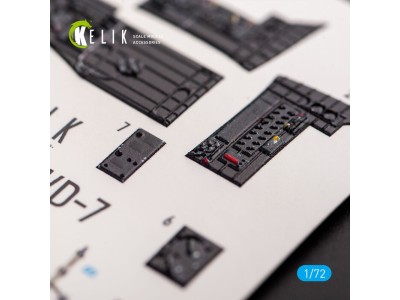 Junkers Ju87D-3N/D-7 - interior 3D decals for Fujimi/Hobby 2000 kit 