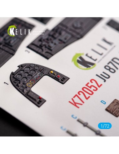 Junkers Ju87D-3N/D-7 - interior 3D decals for Fujimi/Hobby 2000 kit 