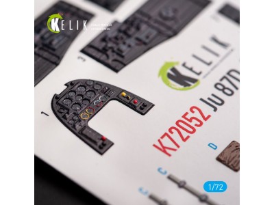 Junkers Ju87D-3N/D-7 - interior 3D decals for Fujimi/Hobby 2000 kit 