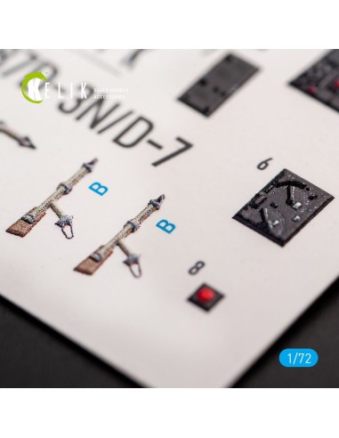 Junkers Ju87D-3N/D-7 - interior 3D decals for Fujimi/Hobby 2000 kit 