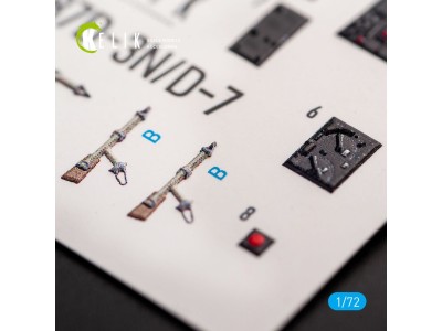 Junkers Ju87D-3N/D-7 - interior 3D decals for Fujimi/Hobby 2000 kit 