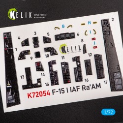 F-15I IAF Ra`am - interior 3D decals for GWH kit  2