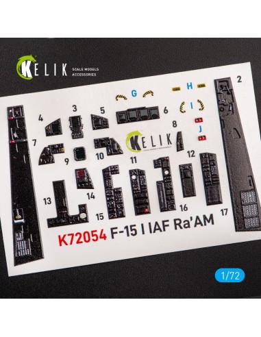 F-15I IAF Ra`am - interior 3D decals for GWH kit 