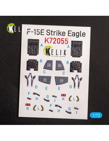 F-15E Strike Eagle - interior 3D decals for Revell kit 