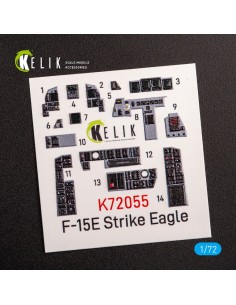 F-15E Strike Eagle - interior 3D decals for Revell kit  2
