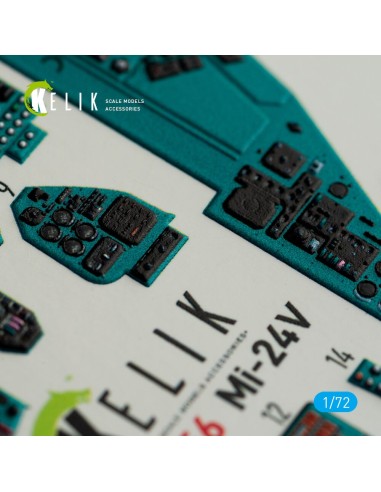 Mi-24V  interior 3D decals for HobbyBoss kit 