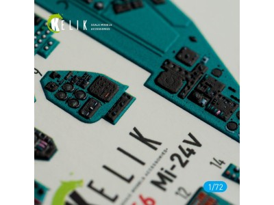Mi-24V  interior 3D decals for HobbyBoss kit 